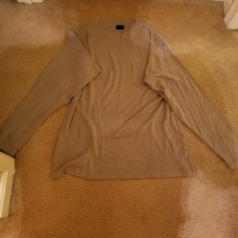 Mens Mock Silk Sweater